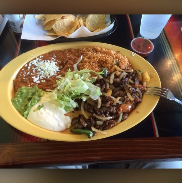 Steak Ranchero Plate.