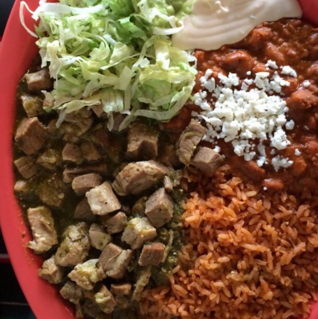 Chile Verde Plate.