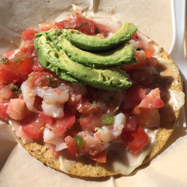 Tostada de Camarón.