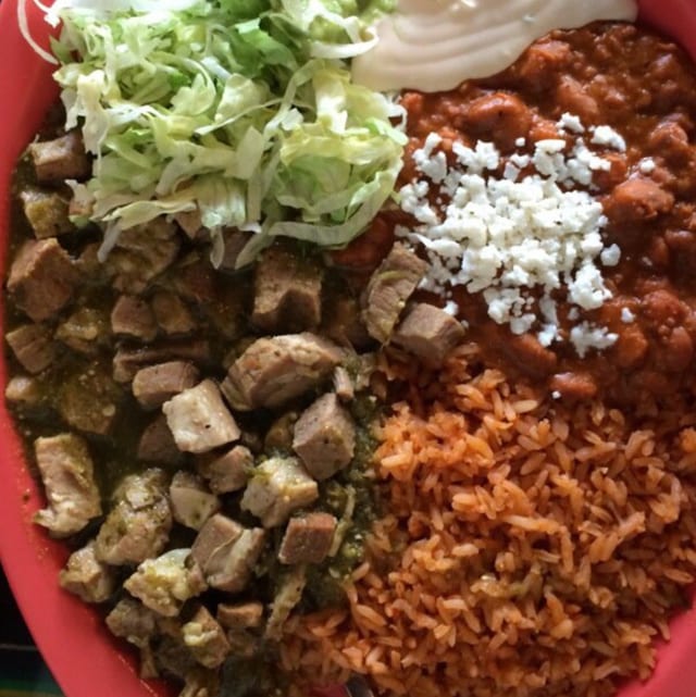 Chile Verde Plate.