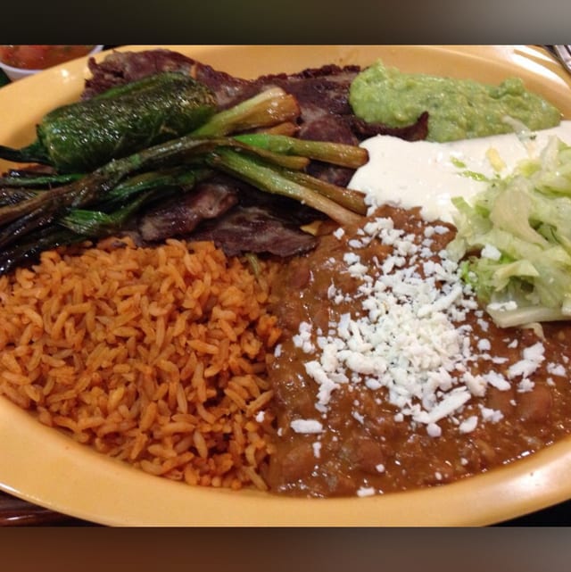 Carne Asada Plate.