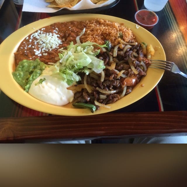 Steak Ranchero Plate.