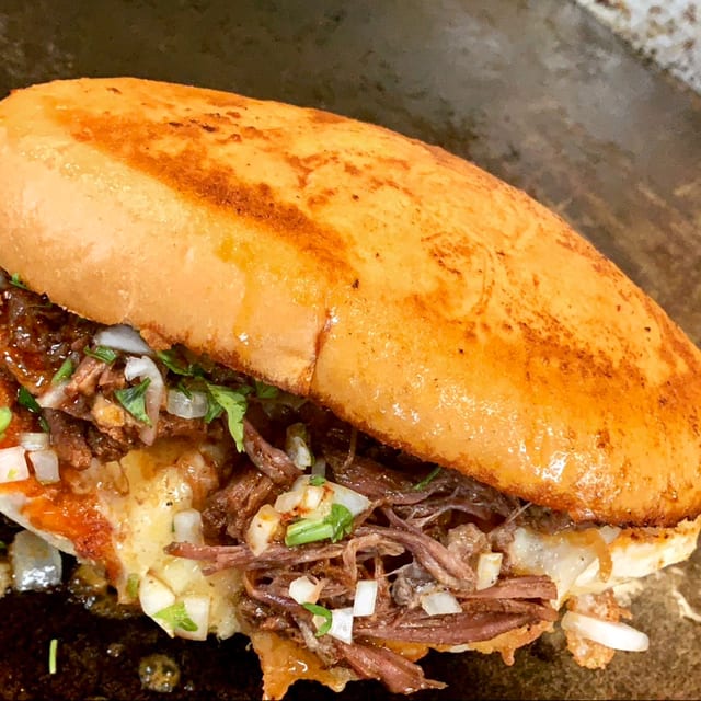 Torta Birria.