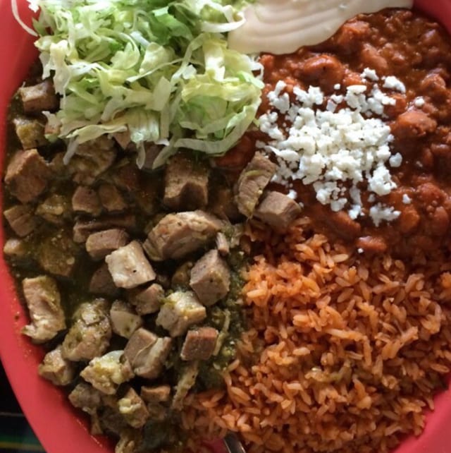 Chile Verde Plate.