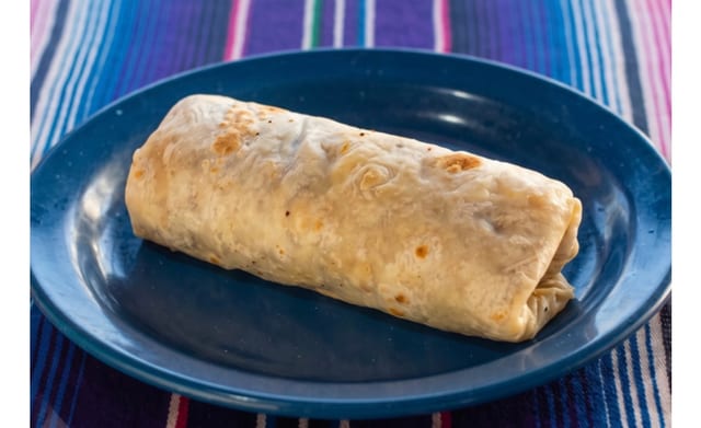 Chile Verde Breakfast Burrito.