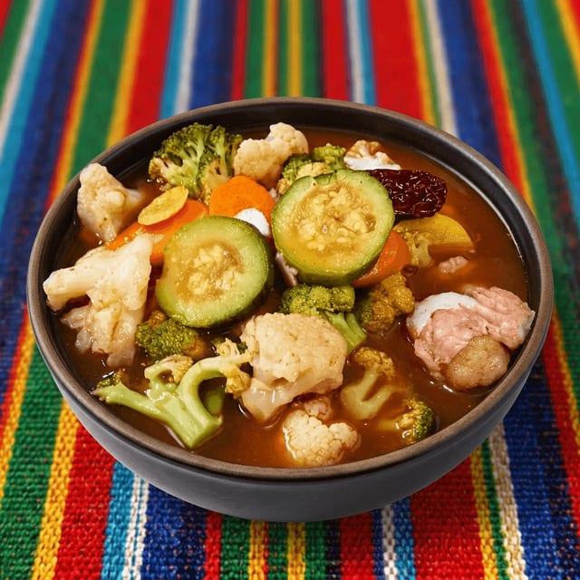 Caldo de Mariscos (3 Mares) (Seafood Soup).