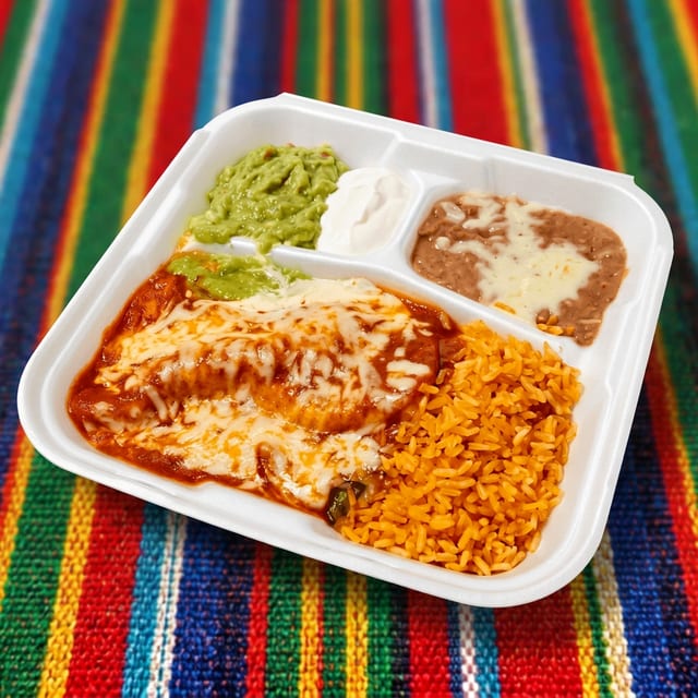 Enchilada de Camarón (Shrimp Enchilada).