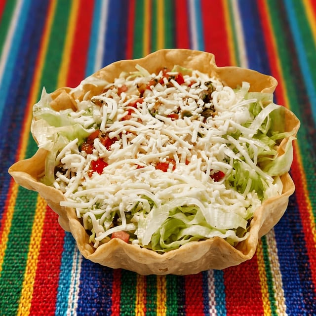 Meat Taco Salad.