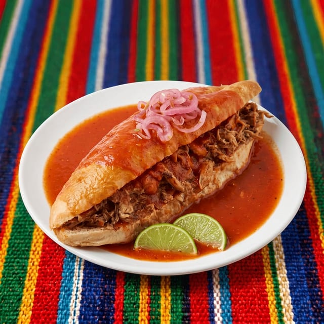 Torta Ahogada (Drowned Torta).