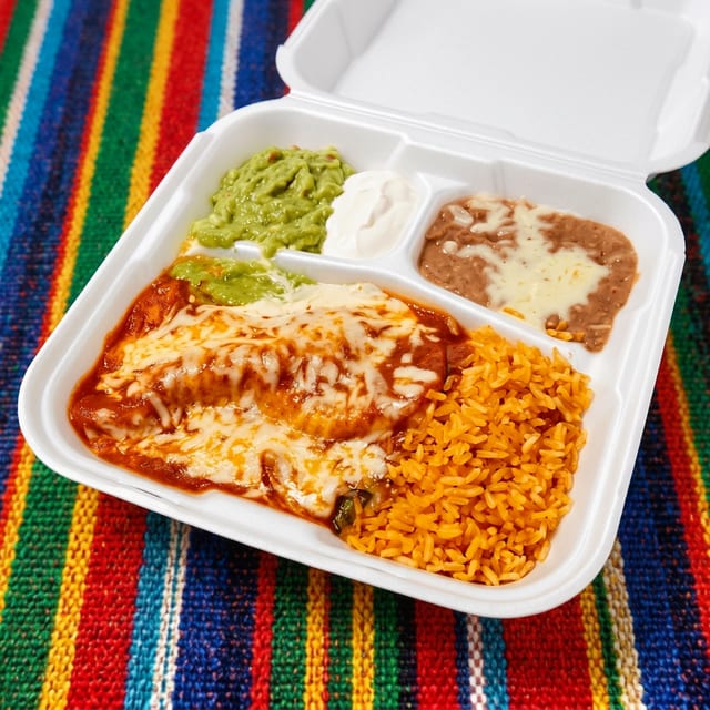 Enchilada de Camarón.